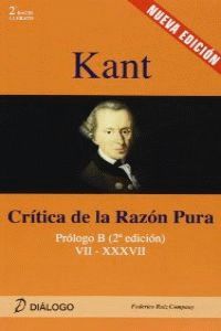 Kant - Critica De La Razon Pura. Aa. Vv. (Dialogo) 9788496976054