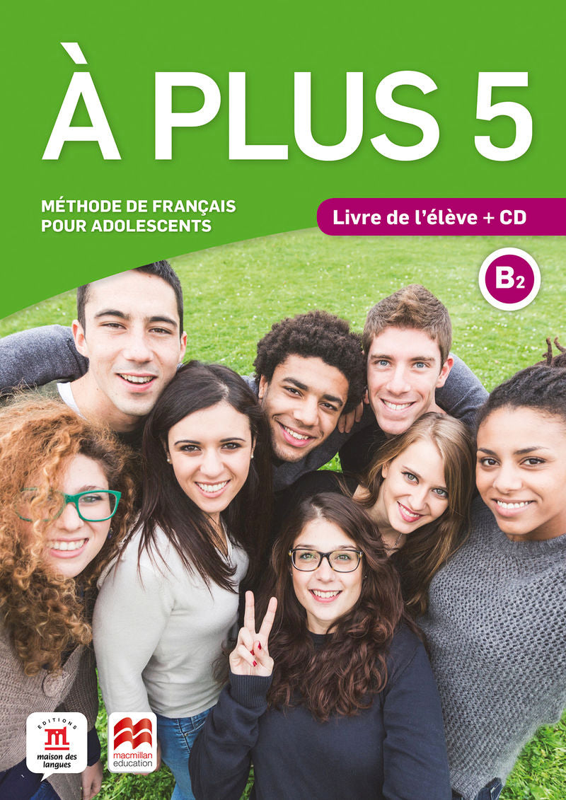 À plus 5 - Éd Macmillan Livre de l'élève + CD. Aa. Vv. (DIFUSION CENTRO DE INVESTIGACION Y PUBLICACIONES DE IDIOMAS S.L.) 9788417710361 Imagen principal del producto