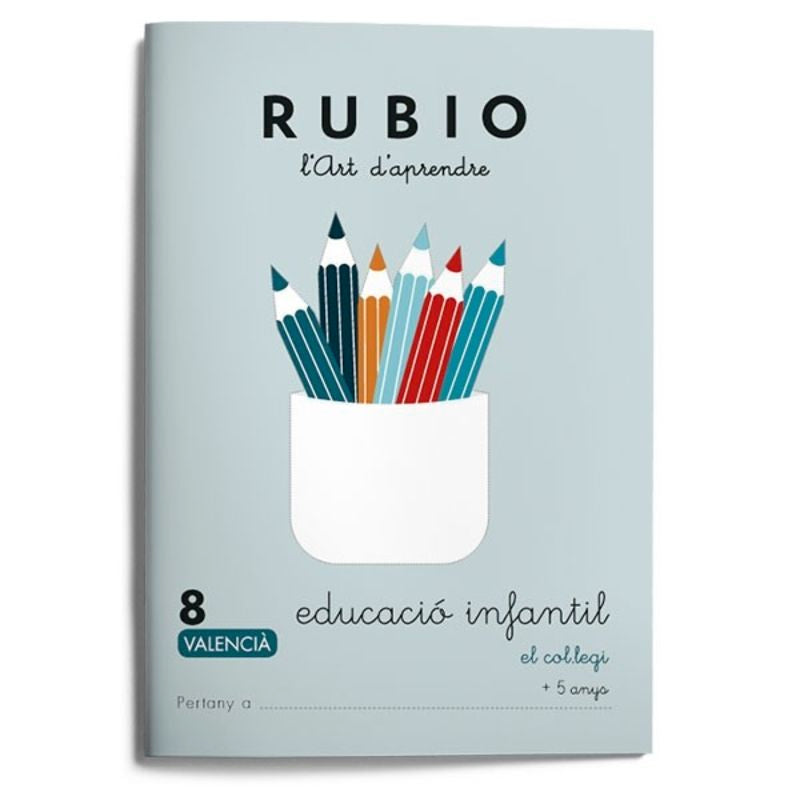 Educació Infantil 8. El col·legi (valencià). Aa. Vv. (Editorial Rubio) 9788494727511
