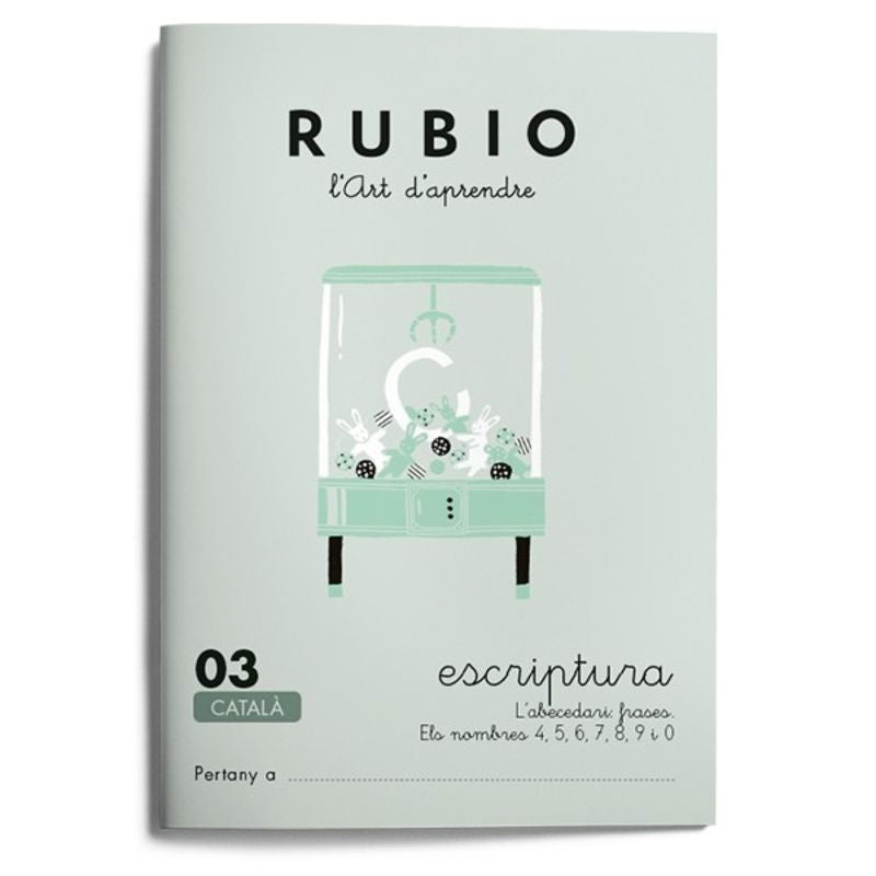 Escriptura RUBIO 03 (català). Aa. Vv. (Editorial Rubio) 9788489773431