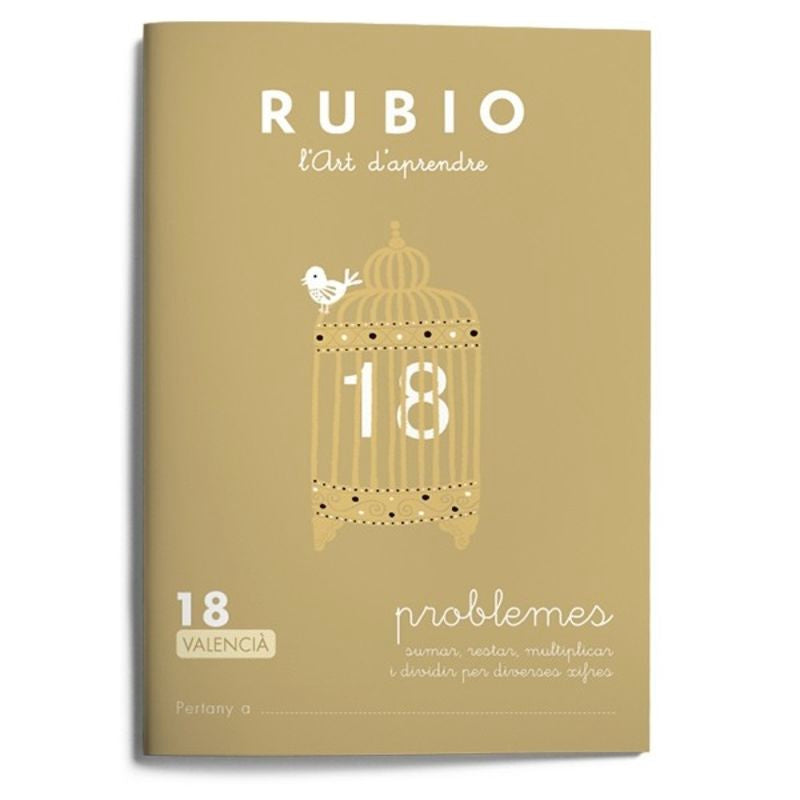 Problemes RUBIO 18 (valencià). Aa. Vv. (Editorial Rubio) 9788416744671