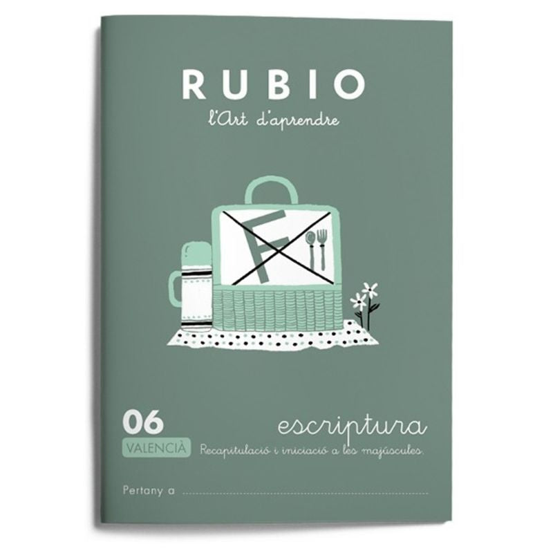 Escriptura RUBIO 06 (valencià). Aa. Vv. (Editorial Rubio) 9788416744756
