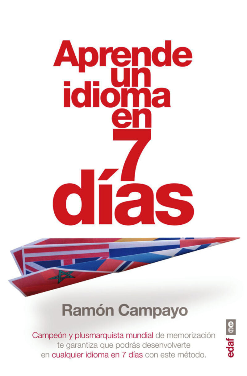 Aprende un idioma en 7 días. Campayo, Ramon (Editorial Edaf, S.L.) 9788441433441