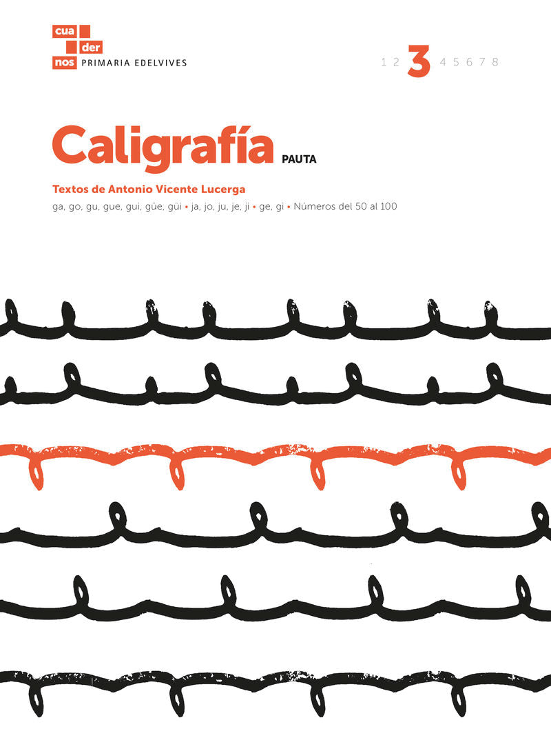 Cuaderno Caligrafía 3 (Pauta). Aa. Vv. (Editorial Luis Vives (Edelvives)) 9788414006801