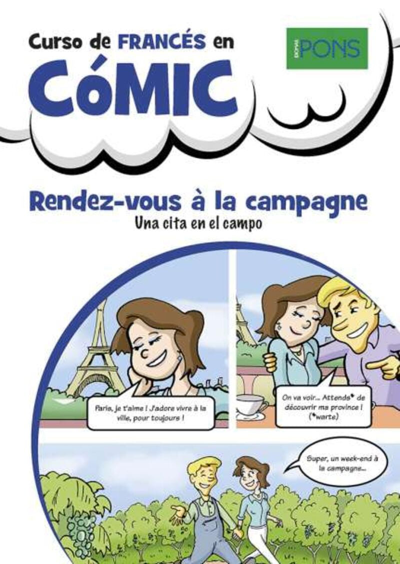 Curso de francés en cómic: Rendez-vous à la campagne. Langenbach, Isabelle, Laxer, Dean (SGEL) 9788419065889 Imagen principal del producto