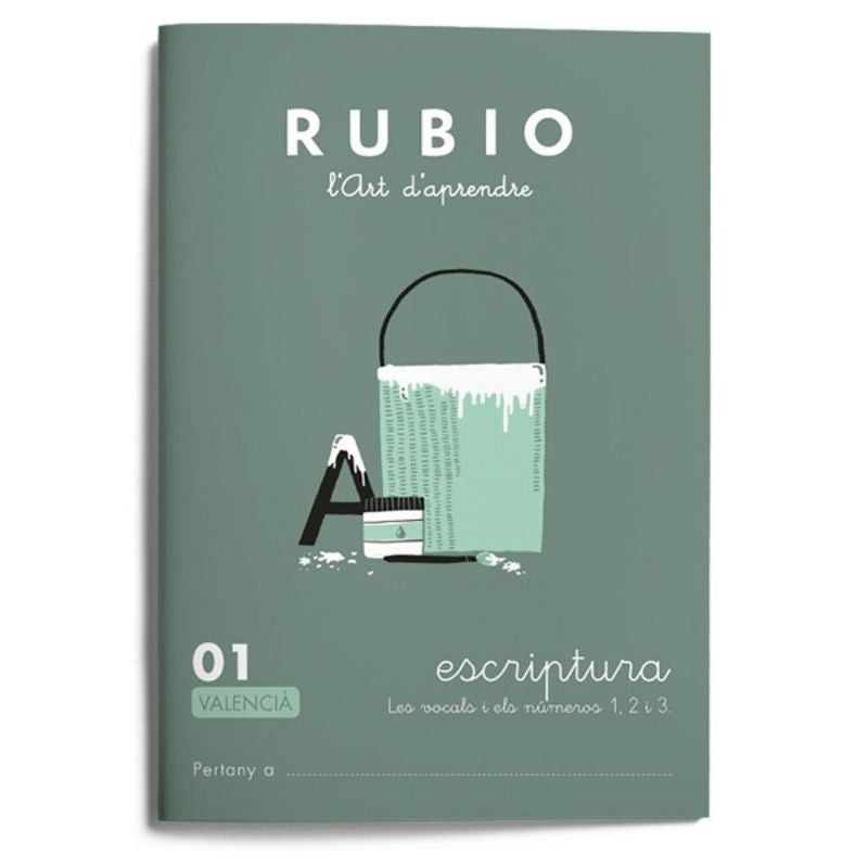 Escriptura RUBIO 01 (valencià). Aa. Vv. (Editorial Rubio) 9788416744701