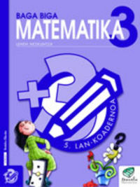 Txanela 3 - Matematika 3. Lan-koadernoa 5. Batzuk (Ikaselkar) 9788483319857 Imagen principal del producto