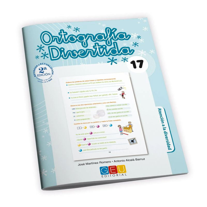 Ortografía divertida 17. Aa. Vv. (Editorial GEU) 9788499155500