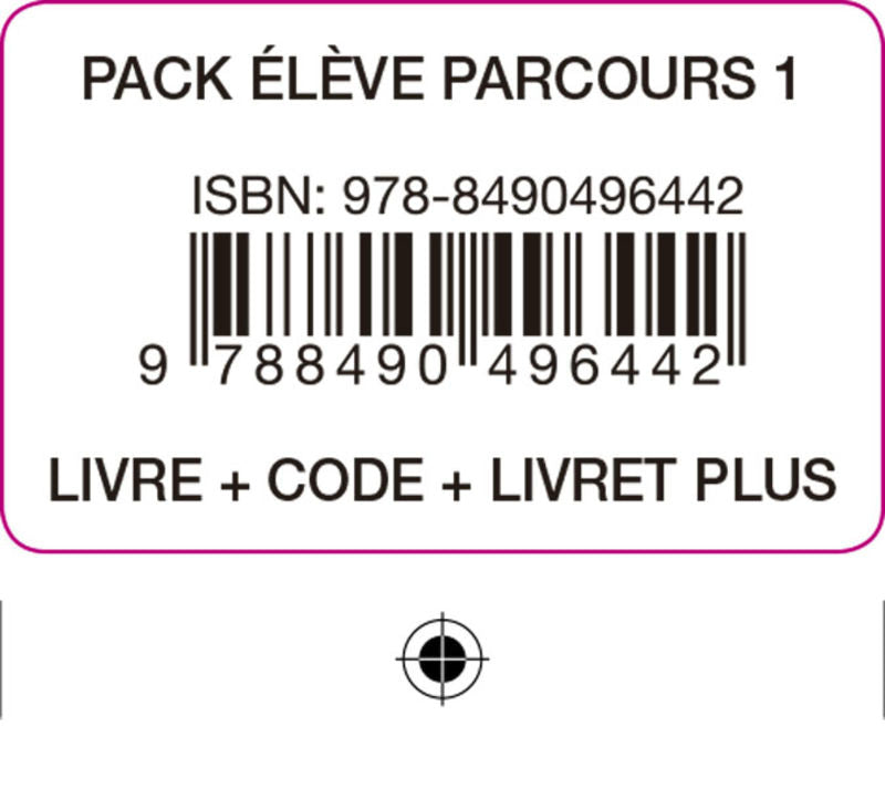 PARCOURS 1 PACK ELEVE. Aa. Vv. (Santillana Français) 9788490496442