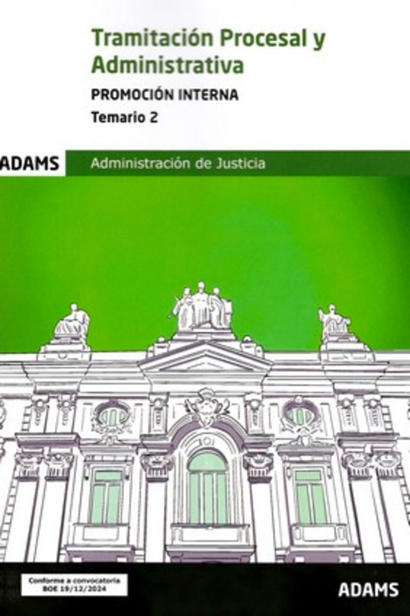 Temario 2 Tramitación Procesal y Administrativa, promoción interna