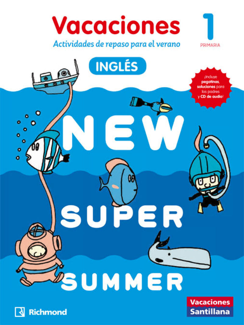 NEW SUPER SUMMER SB 1 + AUDIO. Aa. Vv. (Richmond) 9788466822985