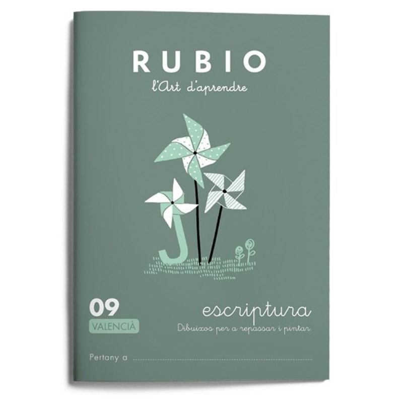 Escriptura RUBIO 09 - dibuixos (valencià). Aa. Vv. (Editorial Rubio) 9788416744787 Imagen principal del producto