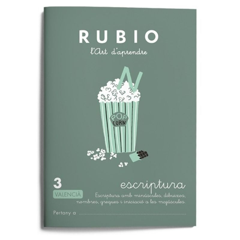 Escriptura RUBIO 3 (valencià). Aa. Vv. (Editorial Rubio) 9788416744824 Imagen principal del producto