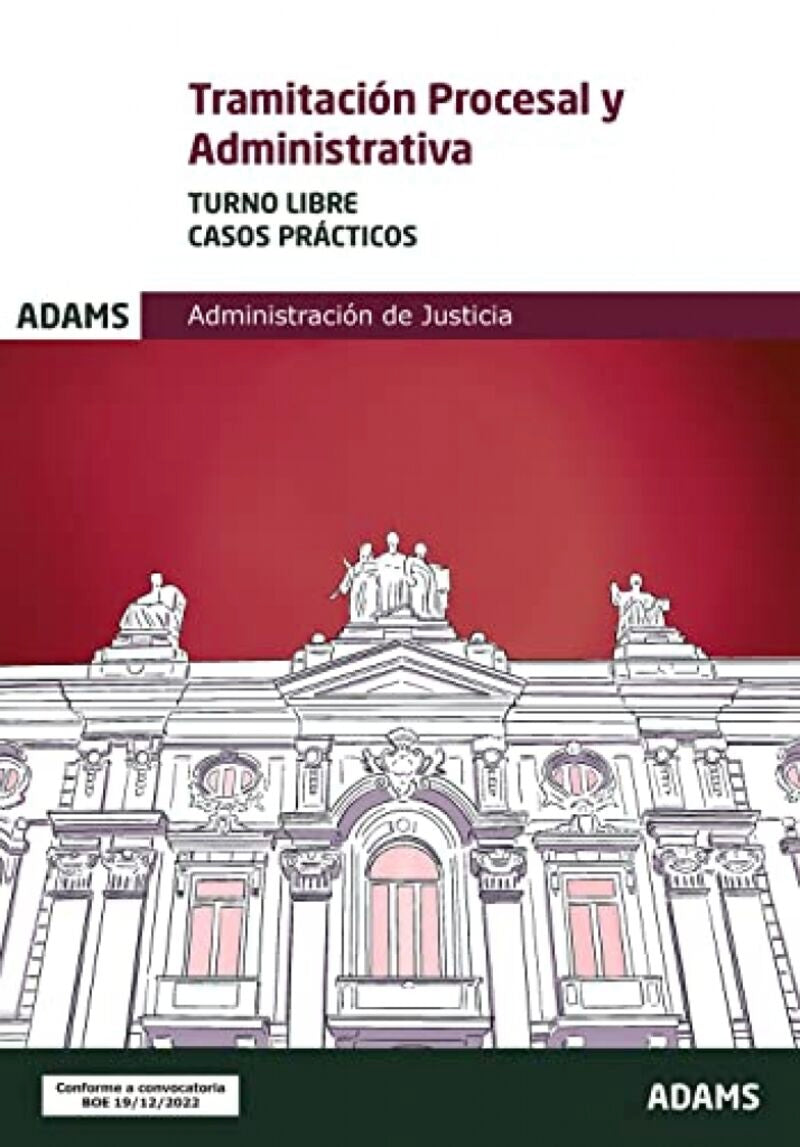Casos Prácticos Tramitación Procesal y Administrativa, turno libre. Aa. Vv. (Adams) 9788411164559 Imagen principal del producto