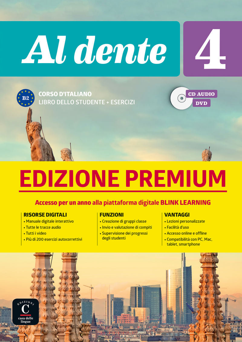 Al dente 4 Premium Libro dello studente + esercizi + CD+DVD: Al dente 4 Premium Libro dello studente + esercizi + CD+DVD. Aa. Vv. (DIFUSION CENTRO DE INVESTIGACION Y PUBLICACIONES DE IDIOMAS S.L.) 9788417710866 Imagen principal del producto