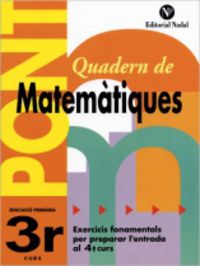 EP 3 - Matemàtiques - Pont (canvi de Curs) (Nadal) - 9788478874514