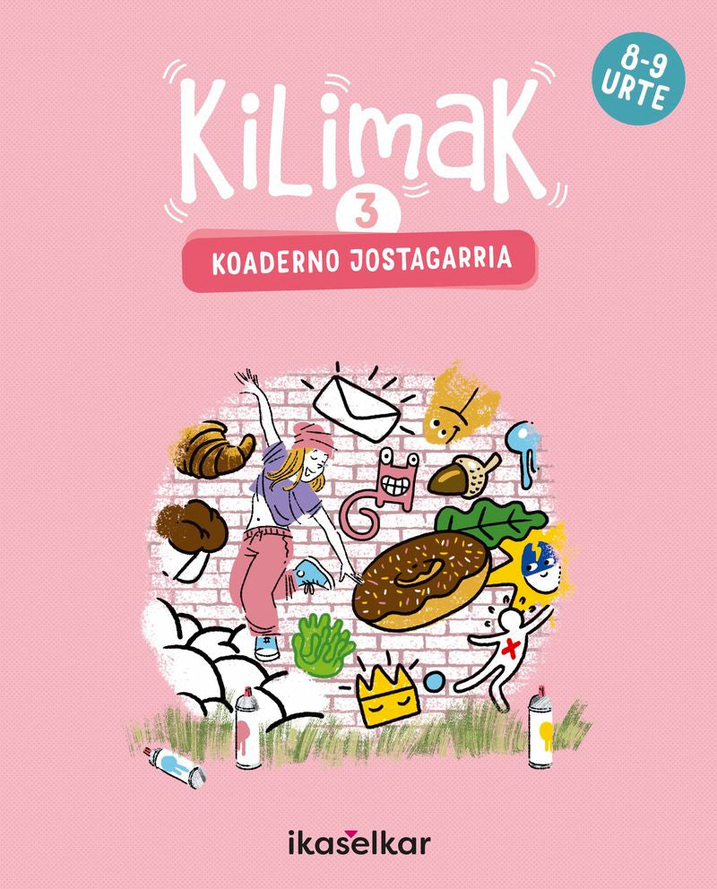 Kilimak 3. Koaderno jostagarria (8-9 urte). Batzuk (Ikaselkar) 9788418978548 Imagen principal del producto