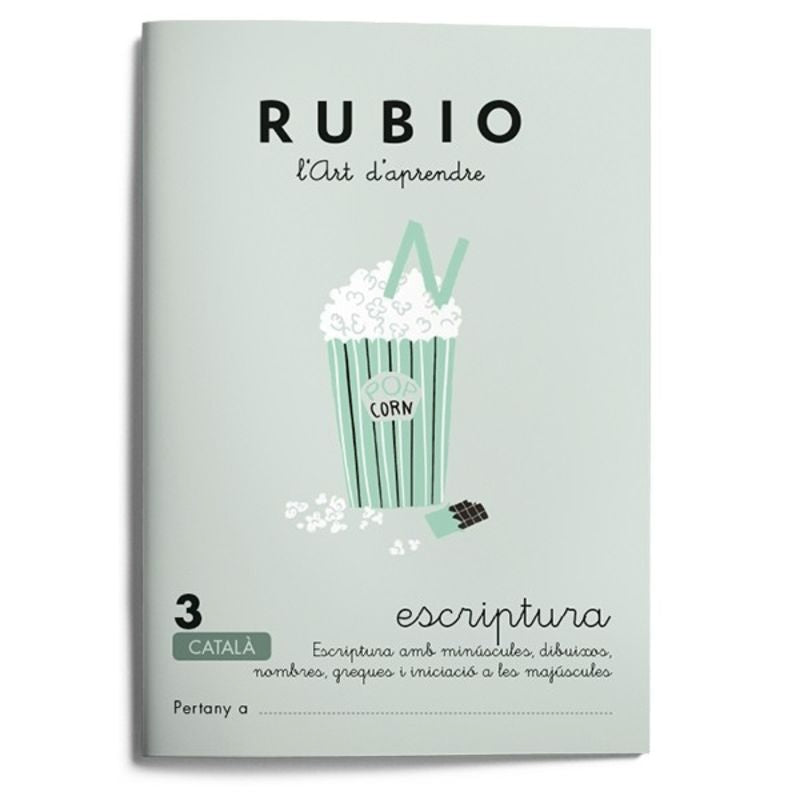 Escriptura RUBIO 3 (català). Aa. Vv. (Editorial Rubio) 9788489773530 Imagen principal del producto