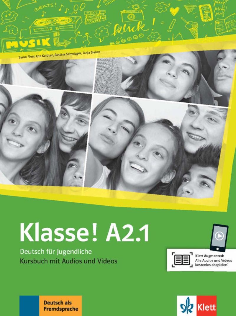 Klasse! A2.1 Kursbuch+Online. Aa. Vv. (Klett) 9783126071338