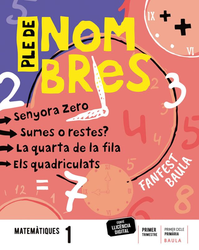 Matemàtiques 1r Primària Llibre alumne Fanfest. Aa. Vv. (Edicions Baula) 9788447946952