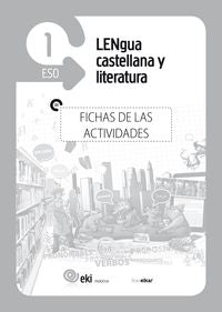 EKI DBH 1. Lengua castellana y Literatura 1. Fichas de las actividades. Aa. Vv. (Ikaselkar) 9788415586395 Imagen principal del producto
