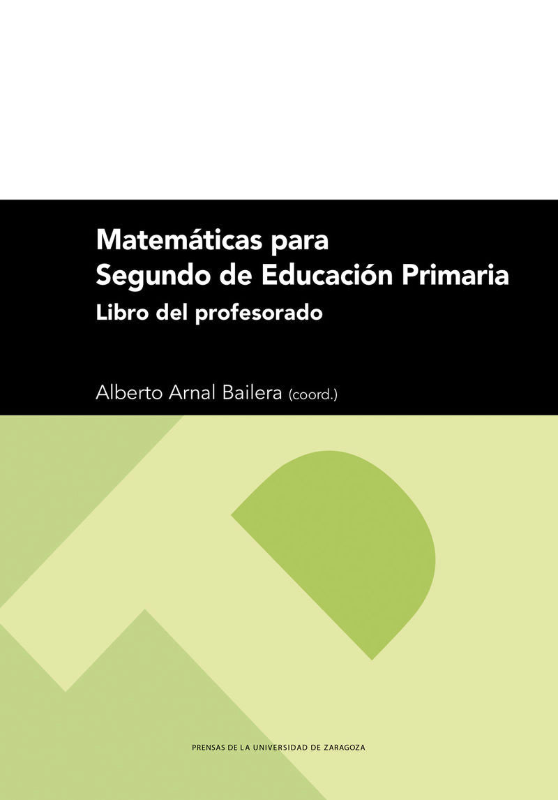Matemáticas para Segundo de Educación Primaria - Libro del Profesorado (Prensas Universit. Zaragoza) - 9791370140526