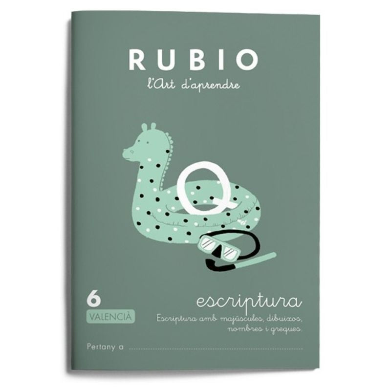 Escriptura RUBIO 6 (valencià). Aa. Vv. (Editorial Rubio) 9788416744855 Imagen principal del producto