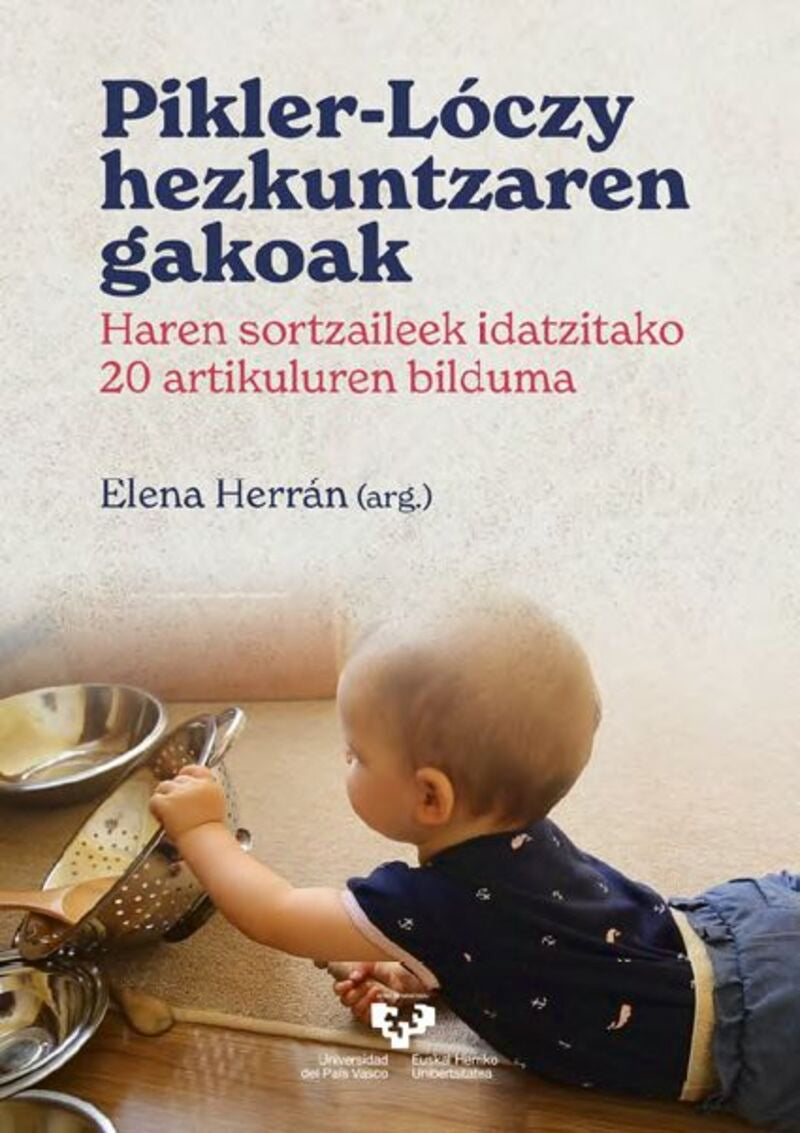 Pikler-Lóczy hezkuntzaren gakoak: Haren sortzaileek idatzitako 20 artikuluren bilduma. Herran Izagirre, Elena (ed. ) (Universidad del País Vasco) 9788413194875 Imagen principal del producto