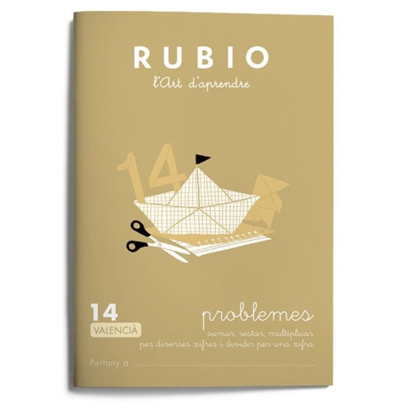 Problemes RUBIO 14 (valencià). Aa. Vv. (Editorial Rubio) 9788416744633 Imagen principal del producto