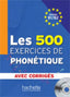 500 Exercices De Phonetique B1 / B2 (+Corriges)  (+Cd). Aa. Vv. (Hachette) 9782011557544