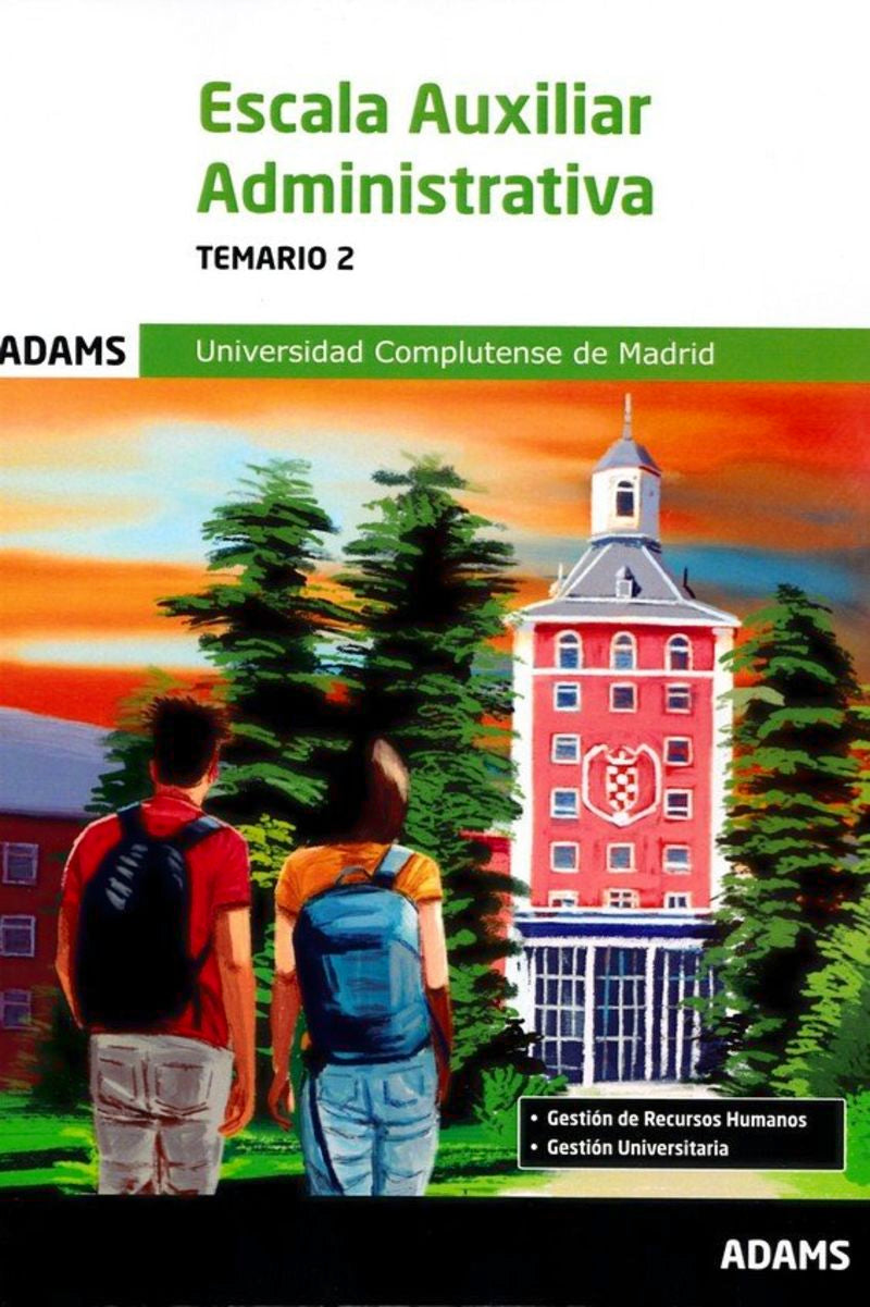 Temario 2 Escala Auxiliar Administrativa Universidad Complutense de Madrid