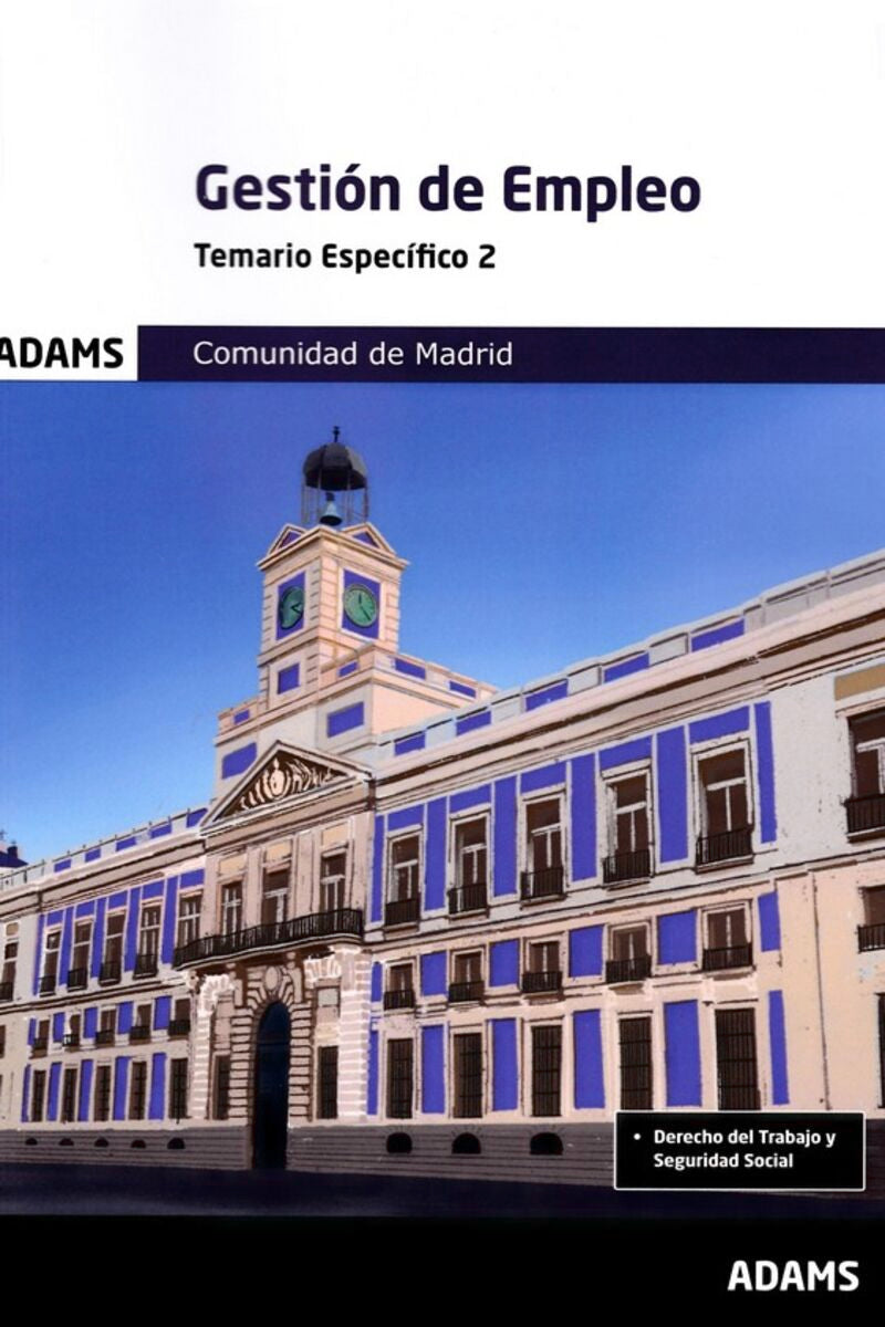 Temario específico 2 Gestión de Empleo de la Comunidad de Madrid