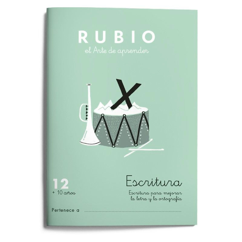 Escritura RUBIO 12. Rubio Silvestre, Ramon (Editorial Rubio) 9788417427634