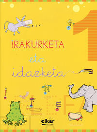Irakurketa eta idazketa koadernoa 1: (Material complementario). Imaz, Lurdes (Elkar) 9788497833868 Imagen principal del producto