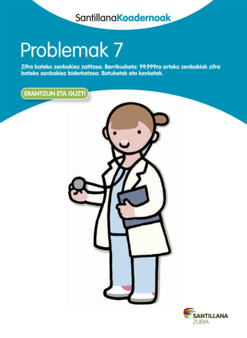 Lh 3 - Matematikako Problemak 7 (Zubia) - 9788498943313 Imagen principal del producto