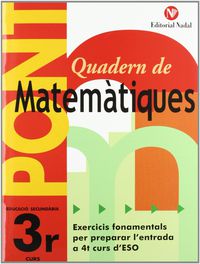 ESO 3 - Matemàtiques - Pont ESO (Nadal) - 9788478875344