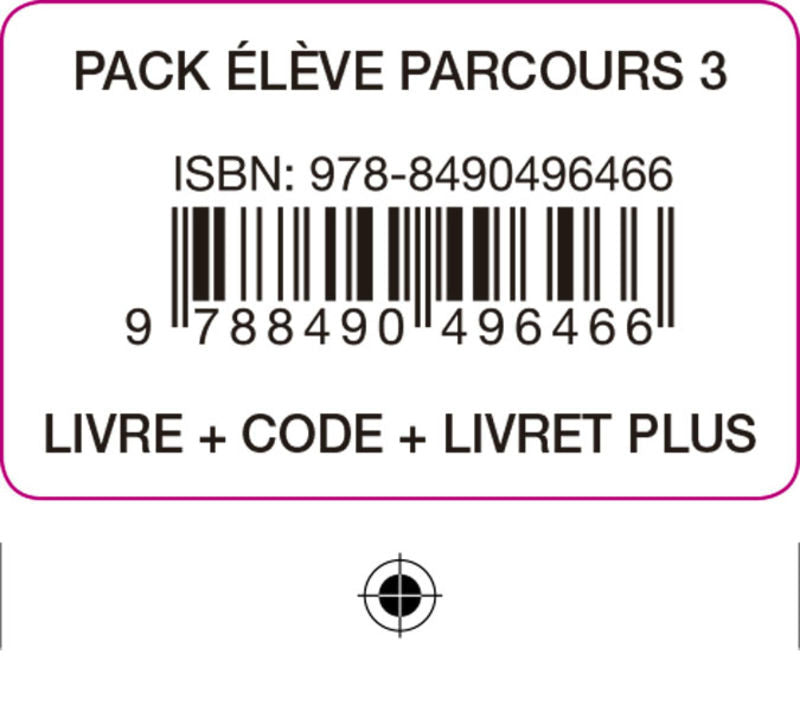 PARCOURS 3 PACK ELEVE. Aa. Vv. (Santillana Français) 9788490496466