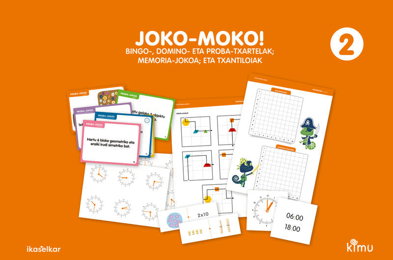 Kimu LH 2 Matematika. Joko-moko. Batzuk (Ikaselkar) 9788418978227