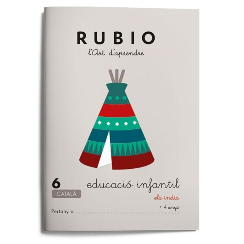 Educació Infantil 6. Els indis (català). Aa. Vv. (Editorial Rubio) 9788489773714