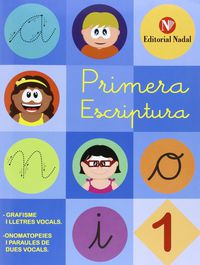 P5 - Primera Escriptura (Llig)  - 1 - Grafisme I Vocals - Onomatopeies I Dues Vocals. Aa. Vv. (Nadal) 9788478876563