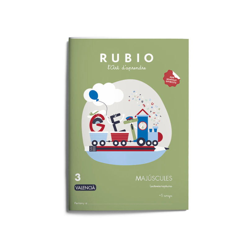 Majúscules RUBIO 3 (valencià). ENRIQUE RUBIO POLO, SLU (Editorial Rubio) 9788410418080 Imagen principal del producto