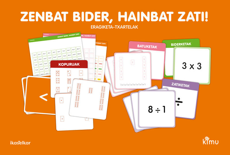 Kimu LH 3. Matematika. Zenbat bider, hainbat zati. Batzuk (Ikaselkar) 9788418410512 Imagen principal del producto