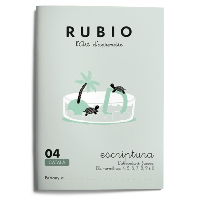 Escriptura RUBIO 04 (català). Aa. Vv. (Editorial Rubio) 9788489773448