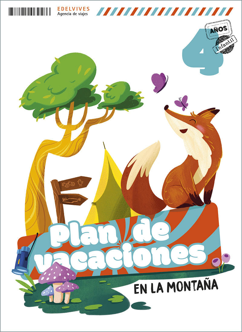 Plan de vacaciones - En la montaña - 4 años. Aa. Vv. (Editorial Luis Vives (Edelvives)) 9788414062586 Imagen principal del producto