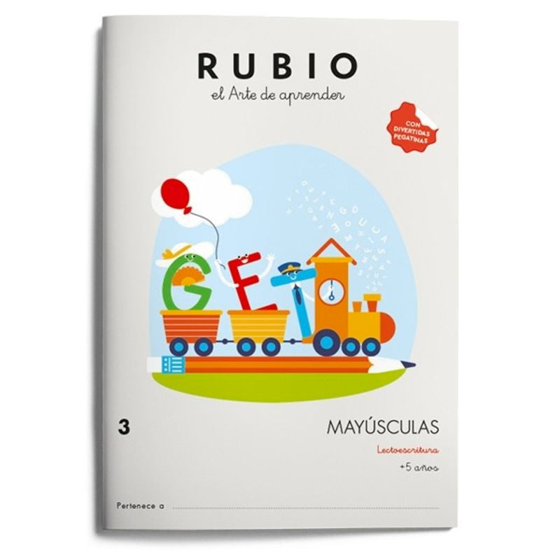 Mayúsculas RUBIO 3. ENRIQUE RUBIO POLO, SLU (Editorial Rubio) 9788417427214 Imagen principal del producto