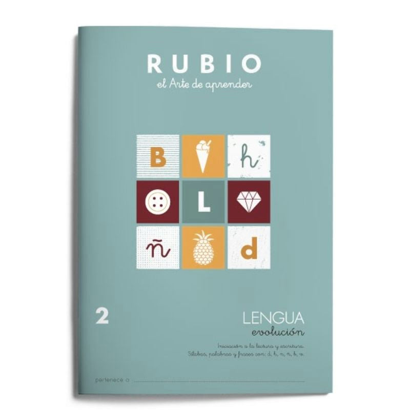 Lengua evolución RUBIO 2. Aa. Vv. (Editorial Rubio) 9788485109890 Imagen principal del producto