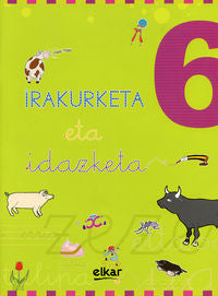 Irakurketa eta idazketa koadernoa 6. Imaz, Lurdes (Elkar) 9788497833912