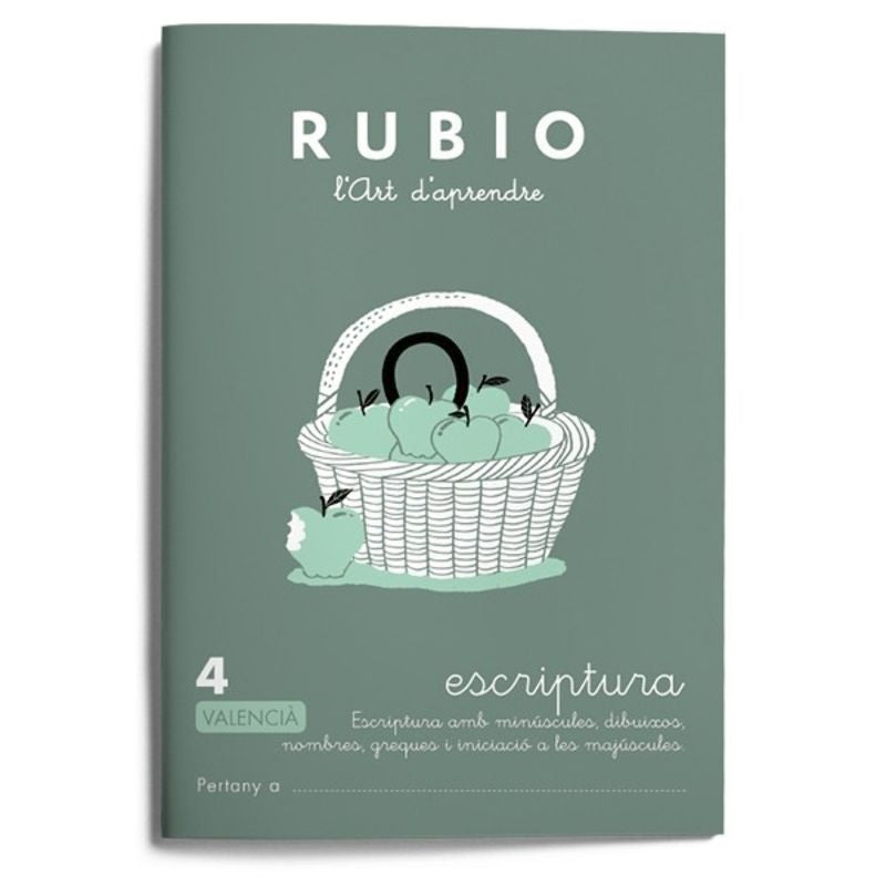 Escriptura RUBIO 4 (valencià). Aa. Vv. (Editorial Rubio) 9788416744831 Imagen principal del producto