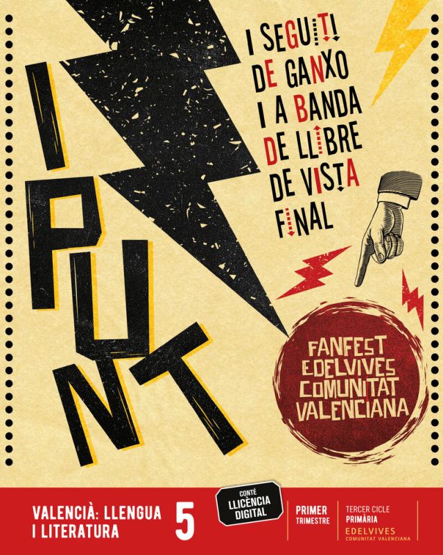 Projecte: FanFest. Valencià : Llengua i Literatura 5. Trimestres. Aa. Vv. (Editorial Luis Vives (Edelvives)) 9788414039243