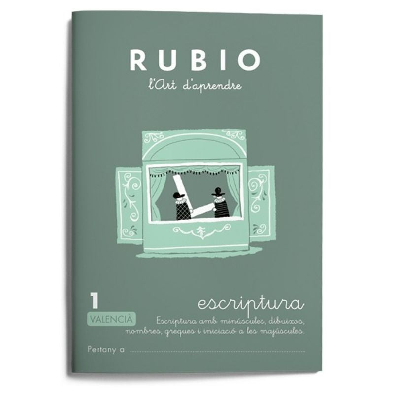Escriptura RUBIO 1 (valencià). Aa. Vv. (Editorial Rubio) 9788416744800